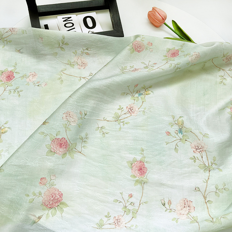 New Chinese Style Tencel Jacquard Fabric Wizard of oz 1.5m Width Hanfu Cheongsam Dress Fabric