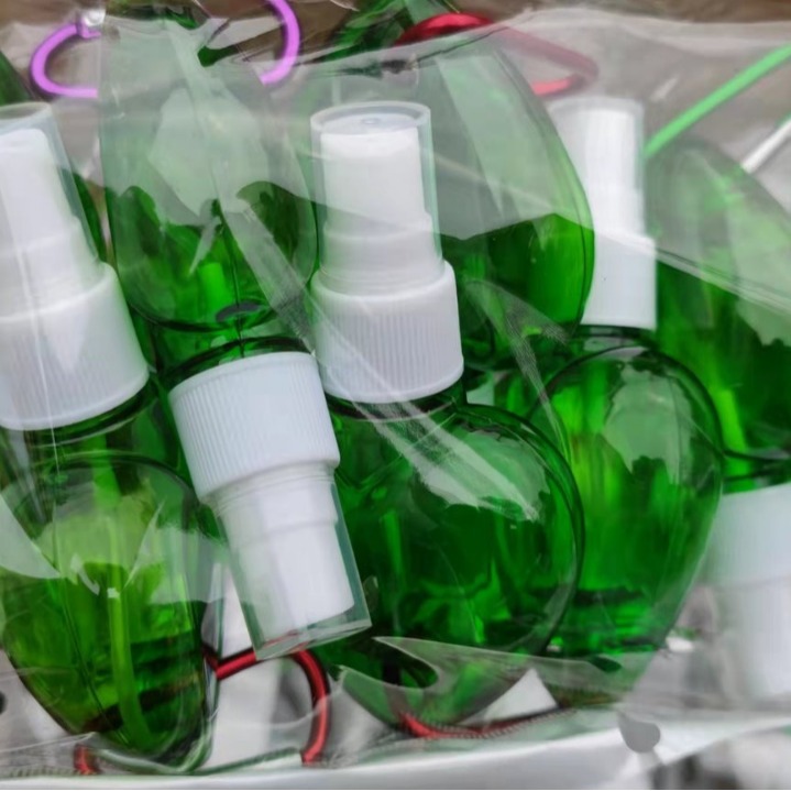 Picture of Love Alcohol Spray Bottle 50ml Hook Spray Bottle 50ml Sterilization Bottle Heart Bottle Leaf Bottle