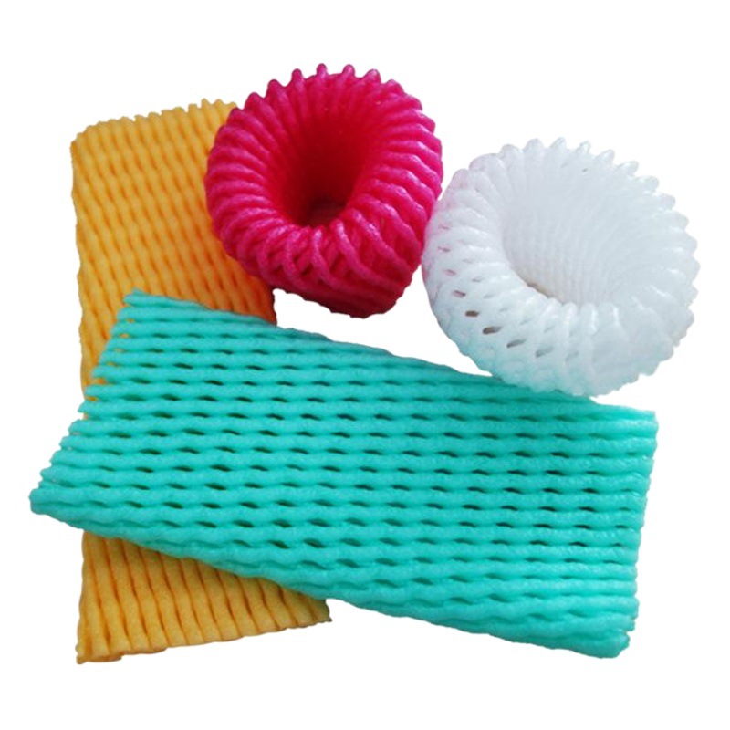 Fruit Net Cover Foam Shock-Proof and Drop-Proof Protective Net Cover Orange Pear Apple Packaging Bag Net Bag Pearl Cotton Wholesale
