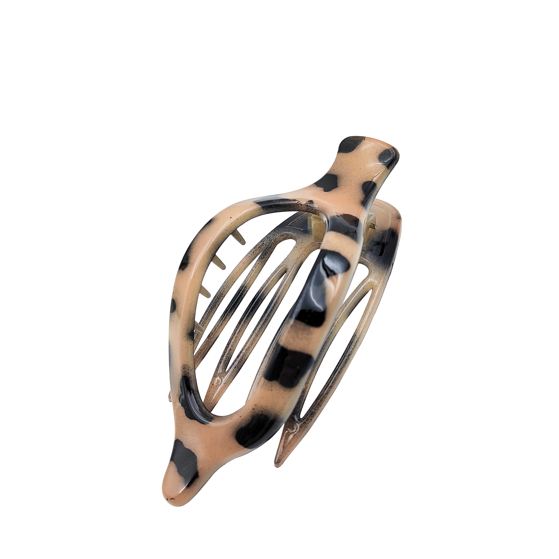 Picture of Cross-Border Large Flat Duckbill Clip Oval Hair Claw Clip European and American Fashion Back of the Head Claw Clip French Matte Hair Accessory