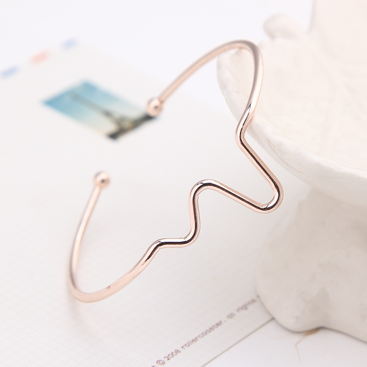 S076 new Korean fashion best selling bracelet ECG bracelet trend Joker girl accessories jewelry wholesale