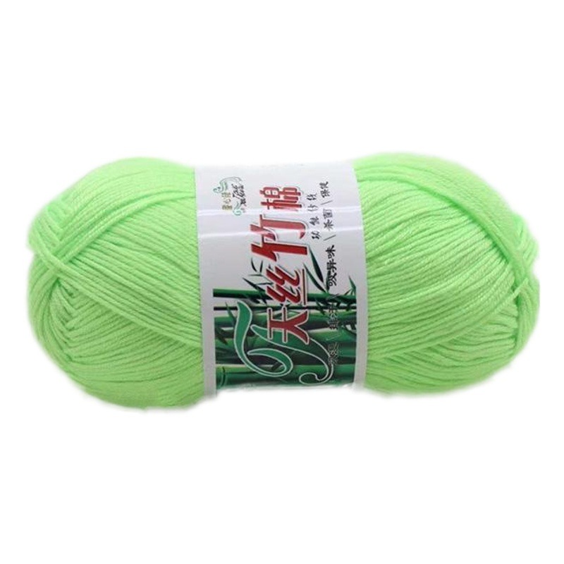 Tencel bamboo cotton wool hollow skirt baby baby children bamboo charcoal cotton yarn hand crochet fine wool wholesale