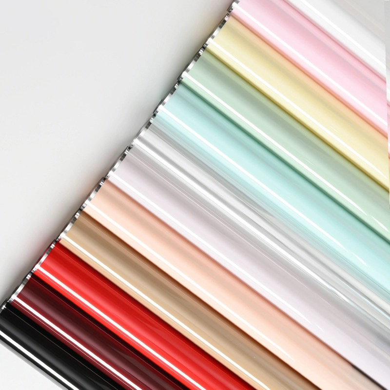 Silver Ionized Water Light Film Flower Wrapping Paper Silver Edge Jelly Film Flower Wrapping Flower Wrapping Paper Wholesale for Foreign Trade