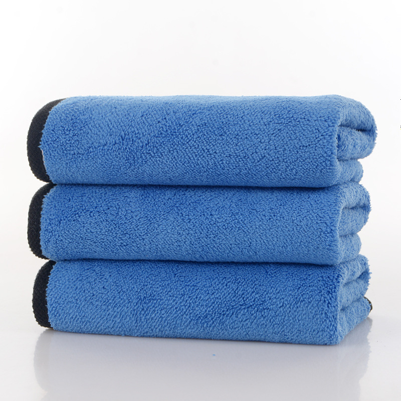 Picture of Car wash towel double-sided coral fleece thickened absorbent special car towel car cloth quick-drying towel can be ordered logo