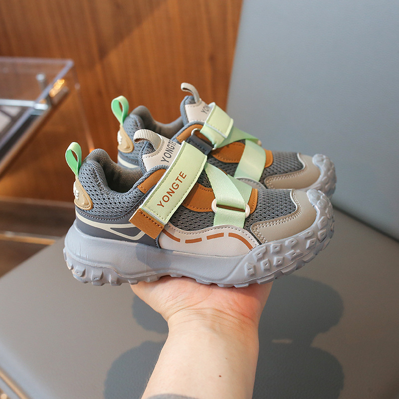Boys Shoes Summer 2025 New Mesh Breathable Children's sneaker Middle and Big Kids Handsome Trendy Cool Boys Torre Shoes