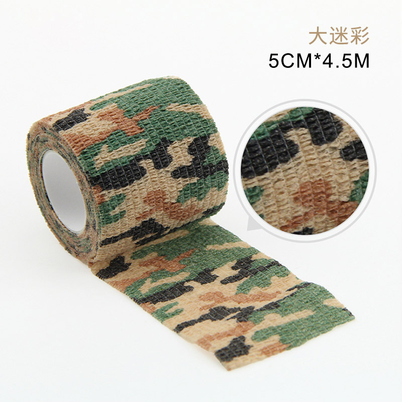 Picture of Factory Direct Sales Outdoor Camouflage Bandage Non-Woven Self-Adhesive Elastic Bandage Camouflage Bandage Available for Wholesale