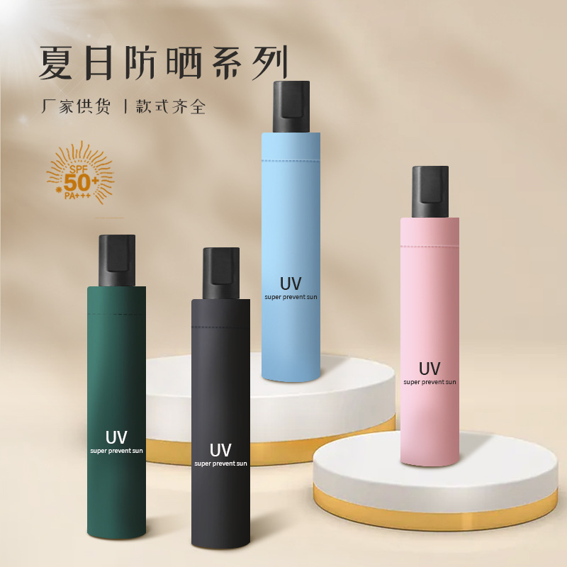 Uv Vinyl Sun Umbrella, Rain or Shine, Uv Protection, Sun Protection Umbrella, Women's Foldableing Umbrella Wholesale - Zero Purchase