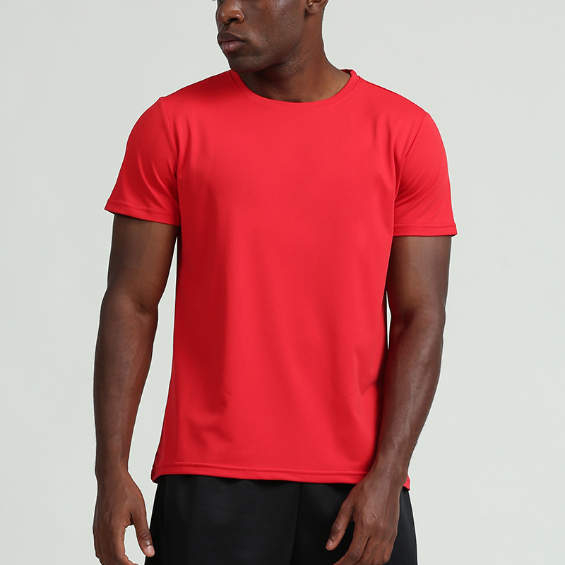 Picture of Summer Men's Short-Sleeved T-Shirt Running Fitness Sports Casual Quick-Drying Clothing Outdoor Basketball Sportswear