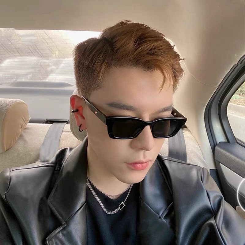 Picture of Jennie same sunglasses women 2022 new sunglasses European and American retro small frame Korean fashion cat's eye glasses