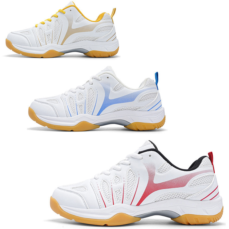 New Badminton Shoes for Men, Breathable and Non-Slip, Indoor and Outdoor Sports Training Badminton Shoes for Adults, Teenagers and Students