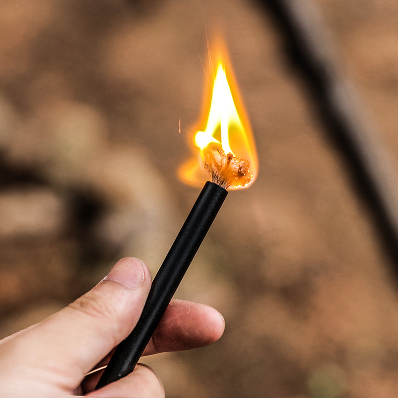 Picture of Outdoor Camping Picnic Barbecue Supplies Fire Feeder Fire Wire Rope Beeswax Hemp Rope Fire Eggs