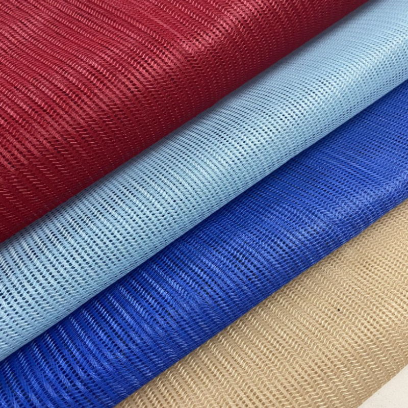Spot hard hat net manufacturers supply 4-pin polyester mesh bird's eye cloth travel Sun baseball cap mesh cloth