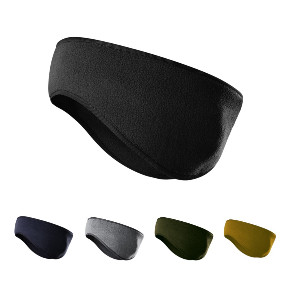 Cross-border fleece ear protection headband, polar fleece outdoor sports headband, cycling and skiing, warmth, windproof and cold, forehead protection earmuffs