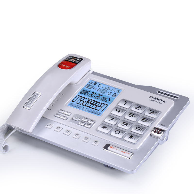 Picture of Recording Telephone Zhongnuo G025 Telephone Automatic Recording Home Business Office Large Screen Landline HD Free