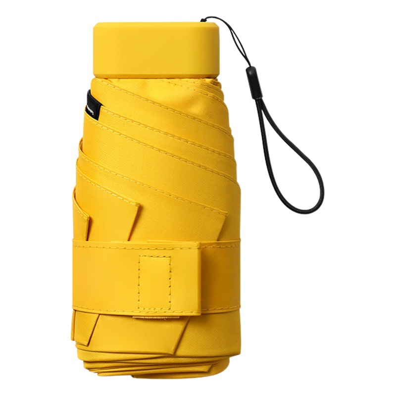 Large Wholesale Small Portable Card Bag Sun Umbrella Foldable Mini Sunshade Sun Protection and Rain Dual-use Umbrella Custom Advertising