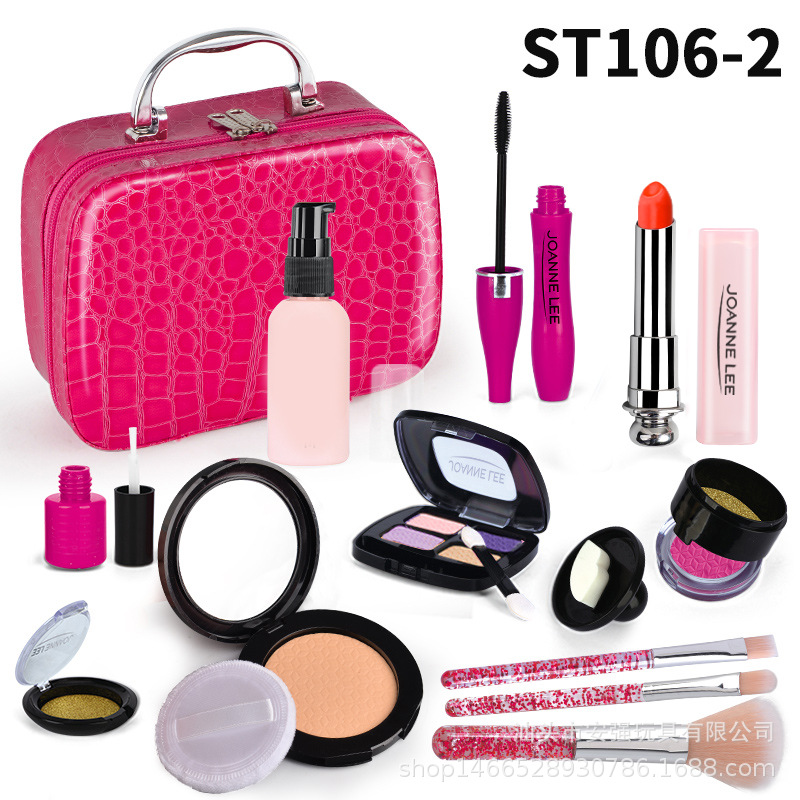 Picture of Cross-border cosmetics for Children girl dressing toys simulation play house princess makeup handbag bag set