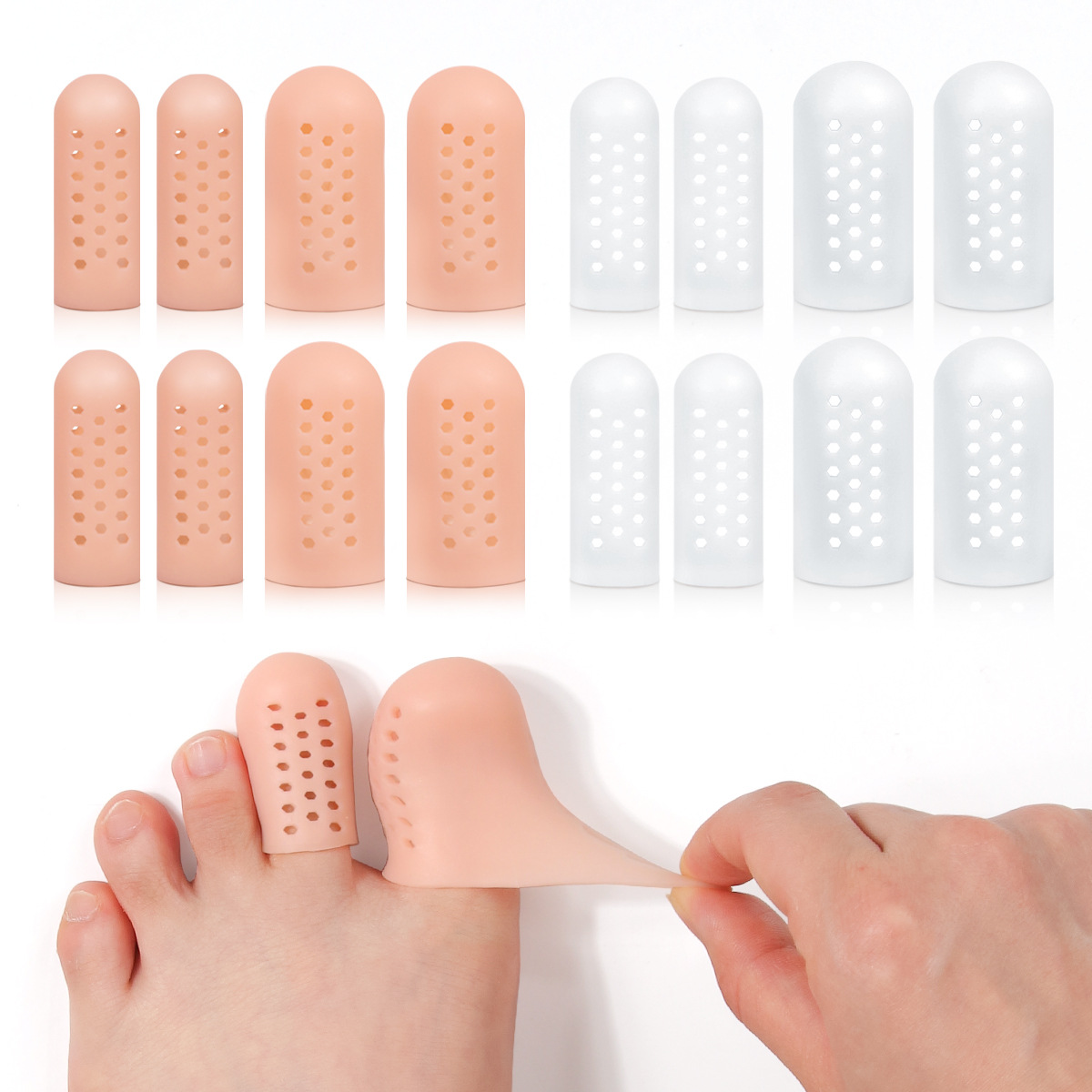 Breathable Big Toe Cover with Holes, Sports and Leisure Anti-Wear Thumb Corn Care Cover, Anti-Wear Protective Cover