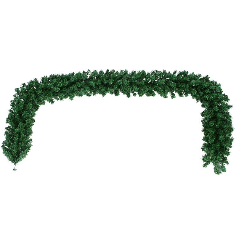 Cross-border simulation rattan christmas tree pendant rattan ring green leaf decoration christmas rattan pvc christmas decorations