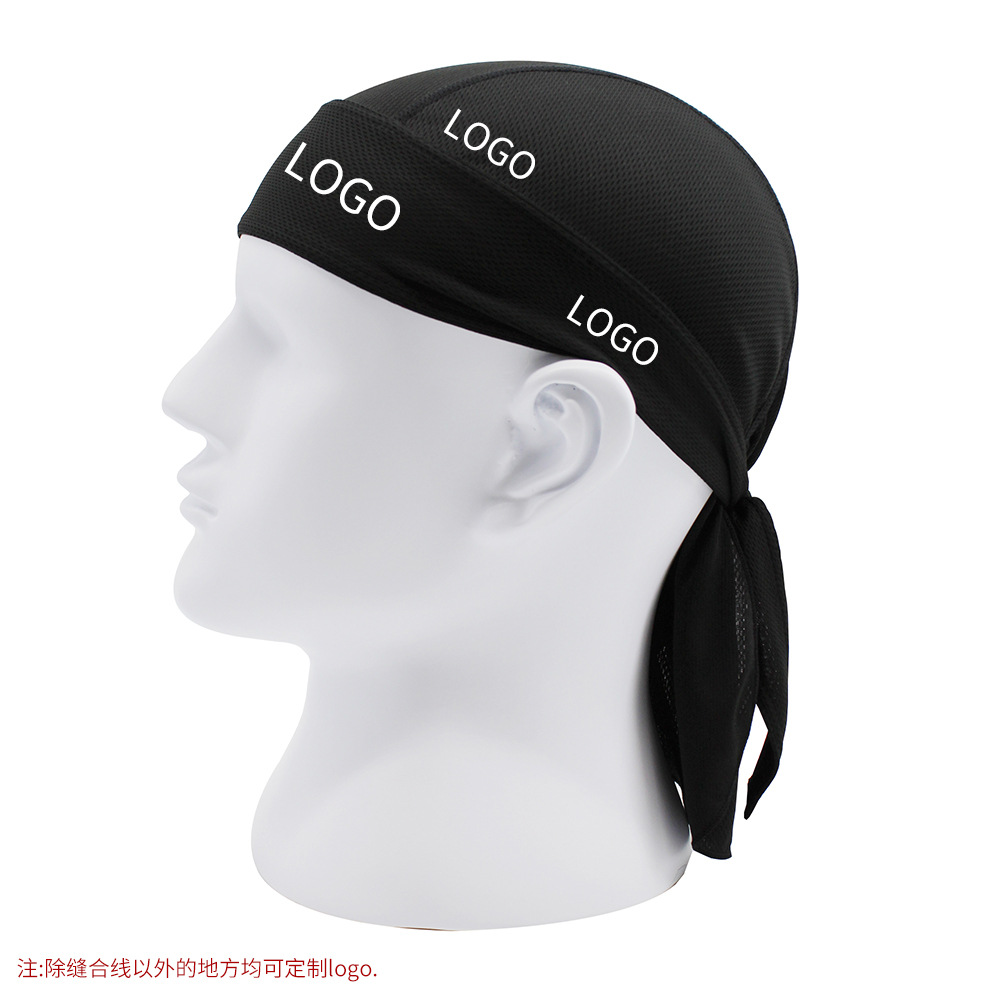 Picture of Outdoor Cycling Pirate Hat Quick-Drying Sports Turban Moisture-Wicking Breathable Sun Protection Hood Pirate Turban Small Hat