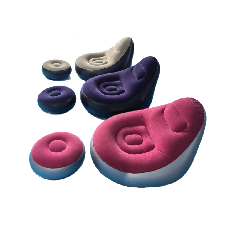 Picture of Cross-border new inflatable lazy sofa lounge chair, lunch break foldable leisure sofa backrest armrest sofa seat wholesale