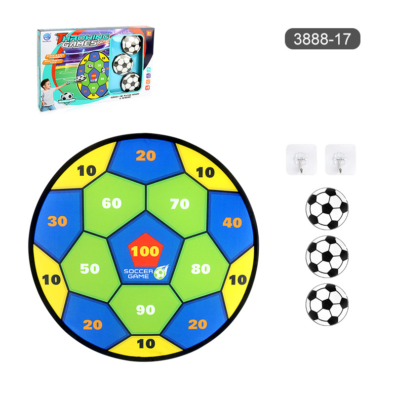 Picture of Children's Indoor and Outdoor Leisure Sports Toys Competitive Hanging Disc Throwing Sticky Ball Round Target Interactive Throwing Board