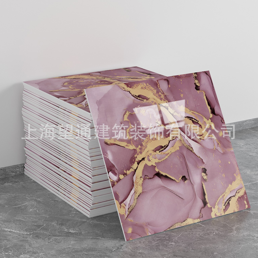 Picture of Cross-border factory 30X30cm for imitation tile stickers wall stickers self-adhesive wall decoration kitchen waterproof wallpaper