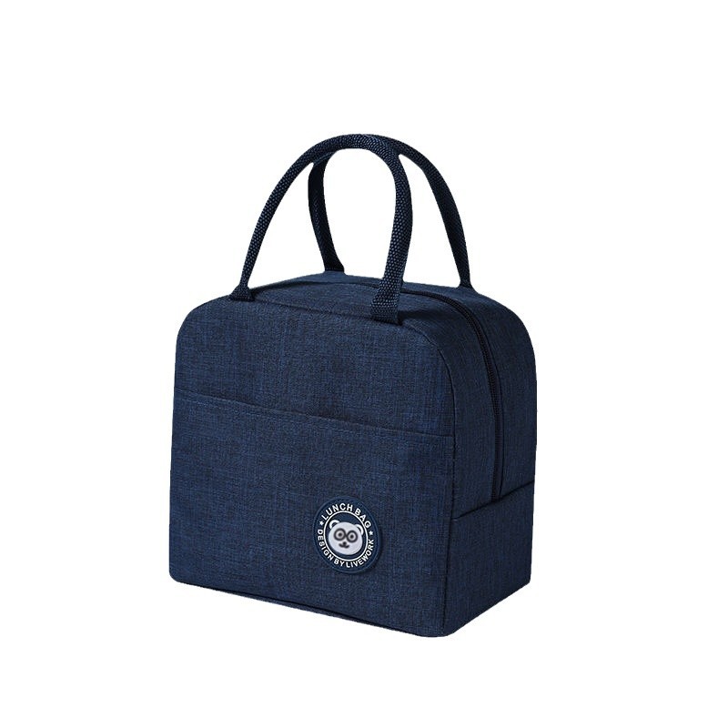 Picture of Oxford Cloth Lunch Box Lunch Bag Student Office Student Thickened Insulation Bag Convenient Portable Lunch Bag Thickened Aluminum Foil Bag