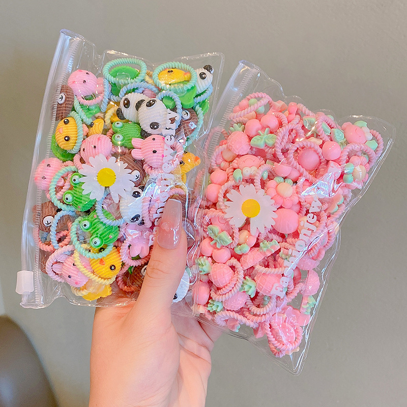 Picture of Children's rubber band does not hurt hair, good elasticity, Girl's rubber band, baby's hair rope, small size tie hair, hair ring, hair accessories