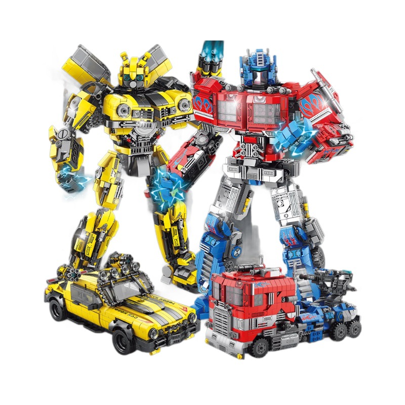 Picture of Wow, Custom Assembled Building Blocks Wasp Mecha 8847 Deformation Optimus Prime Gift Robot Children's Toys