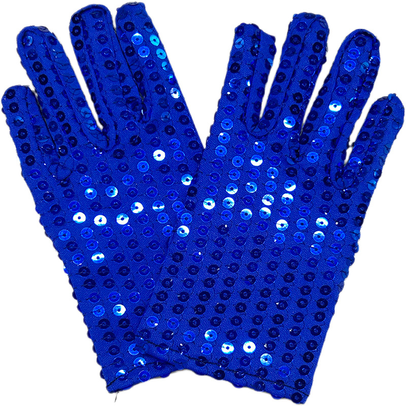 Picture of Children's Day Stage Sequin Gloves Become Children's Performance Dance Gloves for Party Night Dance Performances