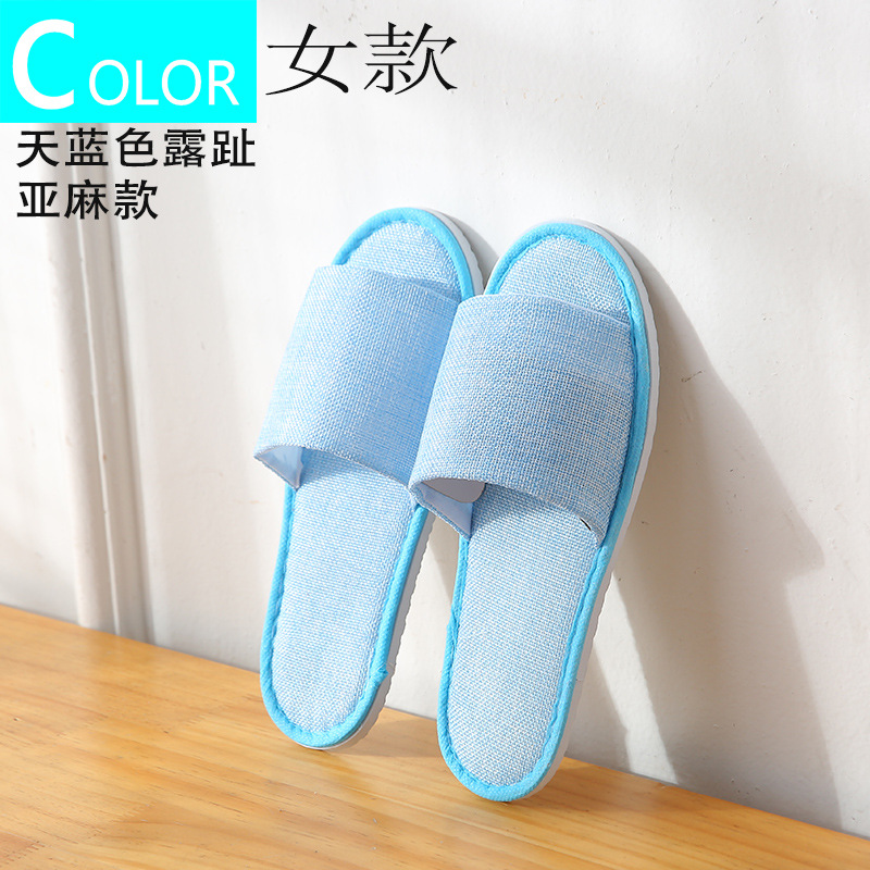 Picture of Hotel Guest House Supplies Disposable Slippers Home Aviation Coral Spot slipper Travel Beauty Salon