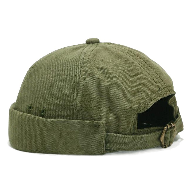 Four Seasons hat women's Japanese style autumn and winter retro brimless melon hat Korean style all-match light board Main hat men's yuppie hat