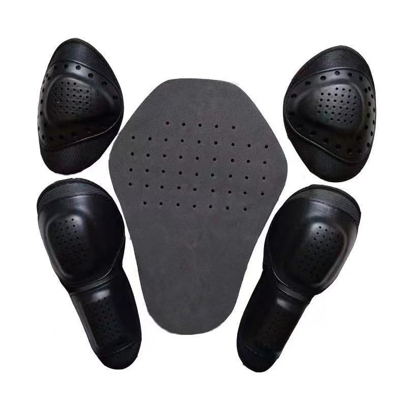 Picture of Riding Protectors Motorcycle Racing Riding Anti-fall Built-in Protectors 7-piece Back Protectors Knee Protectors Chest Protectors Elbow Protectors Shoulder Protectors