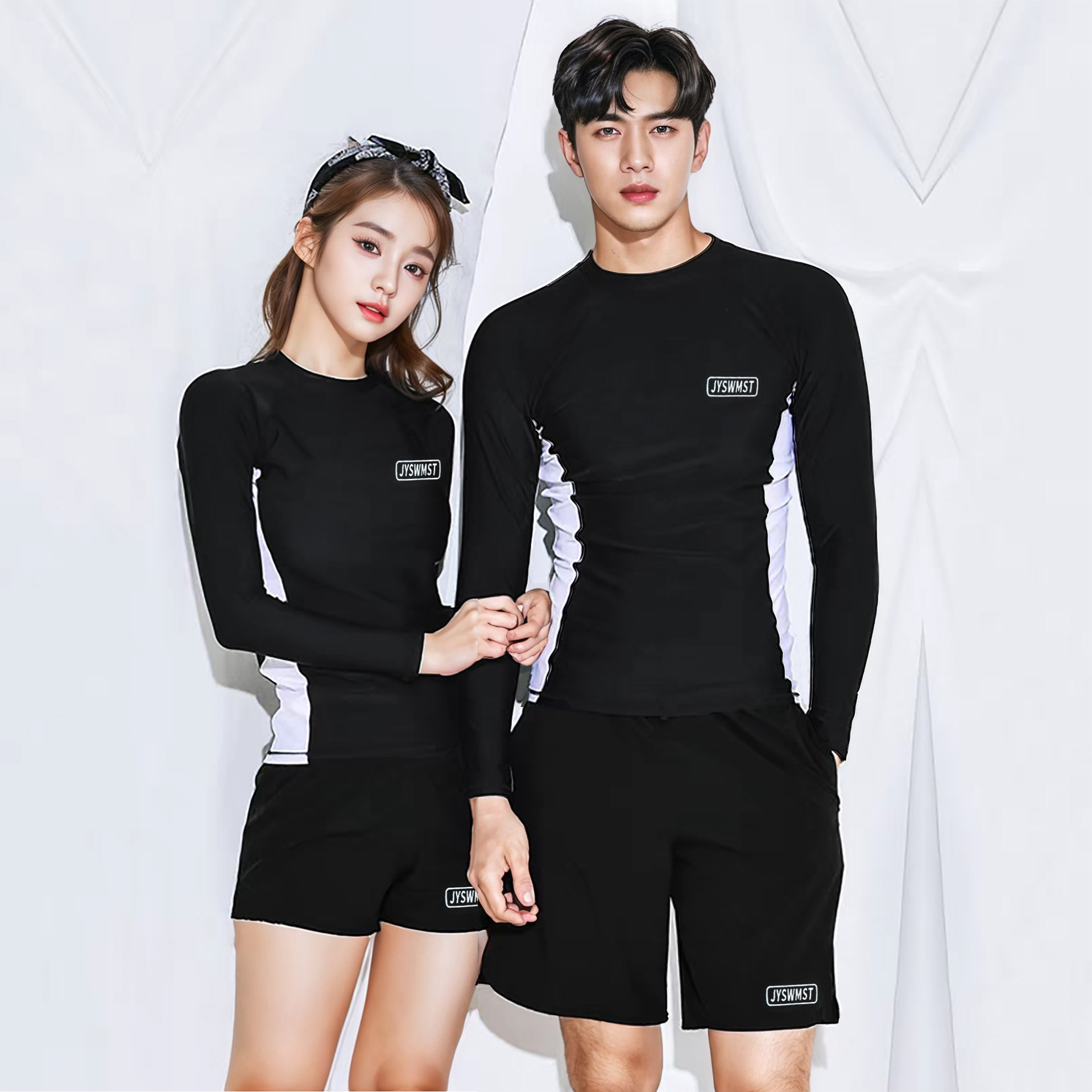 Sun Protection Quick-Drying Wetsuit Men's Split Long-Sleeved Trousers Snorkeling Wetsuit Couple Warm Swimsuit Women's Surfing Suit