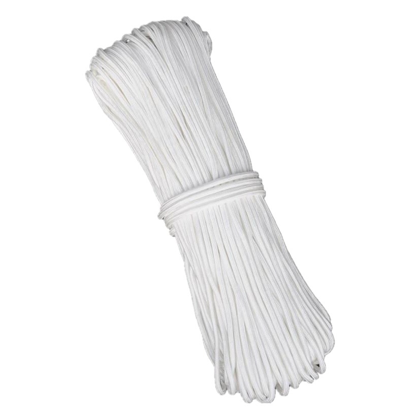 White Nylon Rope 2.3.4.6.8.10mm Nylon Rope Core Woven Rope Polyester Tent Rope Binding Rope