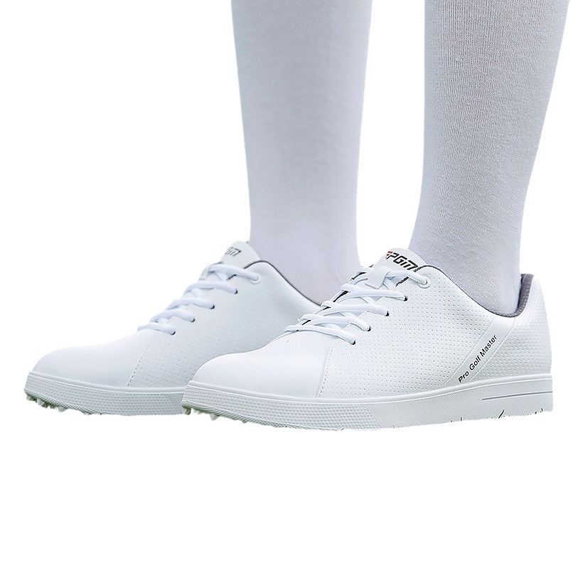 PGM golf shoes women's rotary buckle/shoelace waterproof microfiber non-slip spikes golf sneaker
