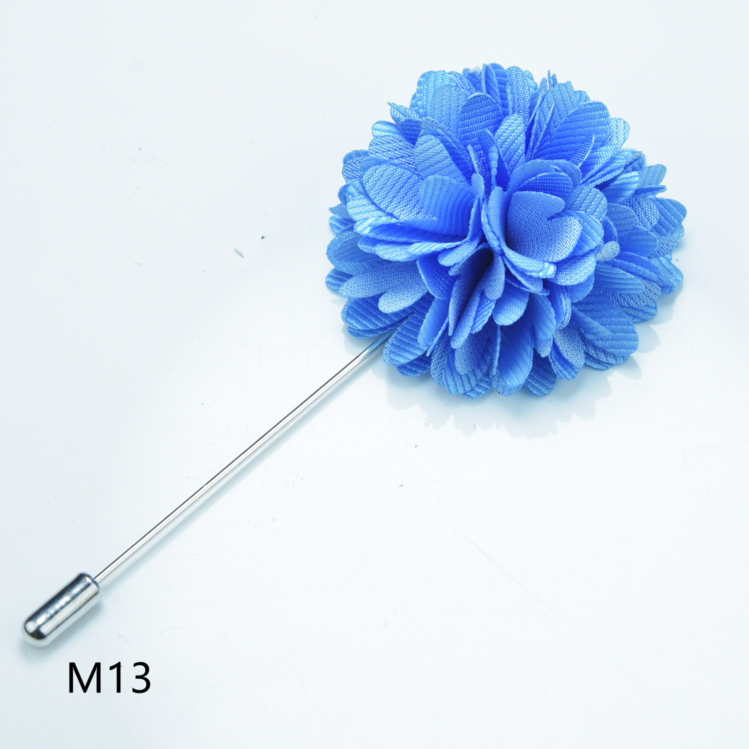 Picture of Brooch Jewelry Handmade Flower Blue Men's Long New High-end Sense Flower Women's Cloth Niche Hand Flower