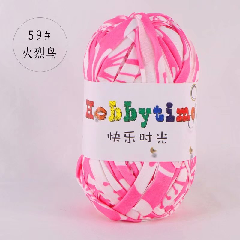 Picture of Happy Time High Elasticity Cloth Line 100g Color Material Bag Home Carpet Floor Mat Hook Shoe Hand-Knitted Thread