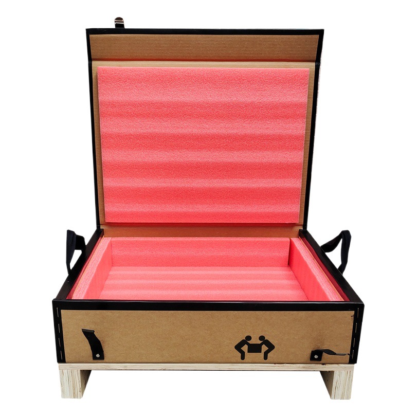 Dongguan overseas carton professional design handmade flip carton heavy carton flat extra hard large carton