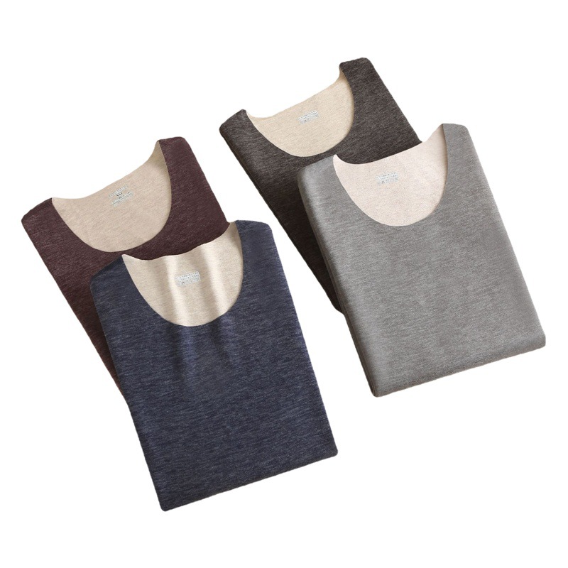 5A antibacterial wool silk thermal underwear suit men's autumn and winter New colorful women's seamless long johns wholesale