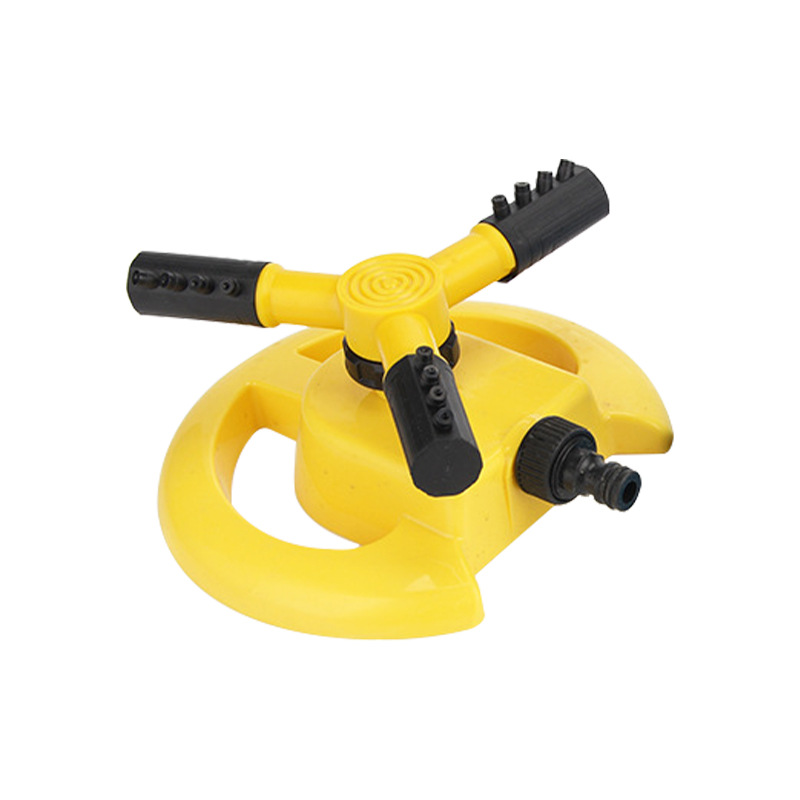 Picture of Manufacturer Supplies Crescent-Shaped Nursery Fully Automatic Rotating Sprinkler Three-Pronged Nozzle Garden Gardening Lawn Irrigator