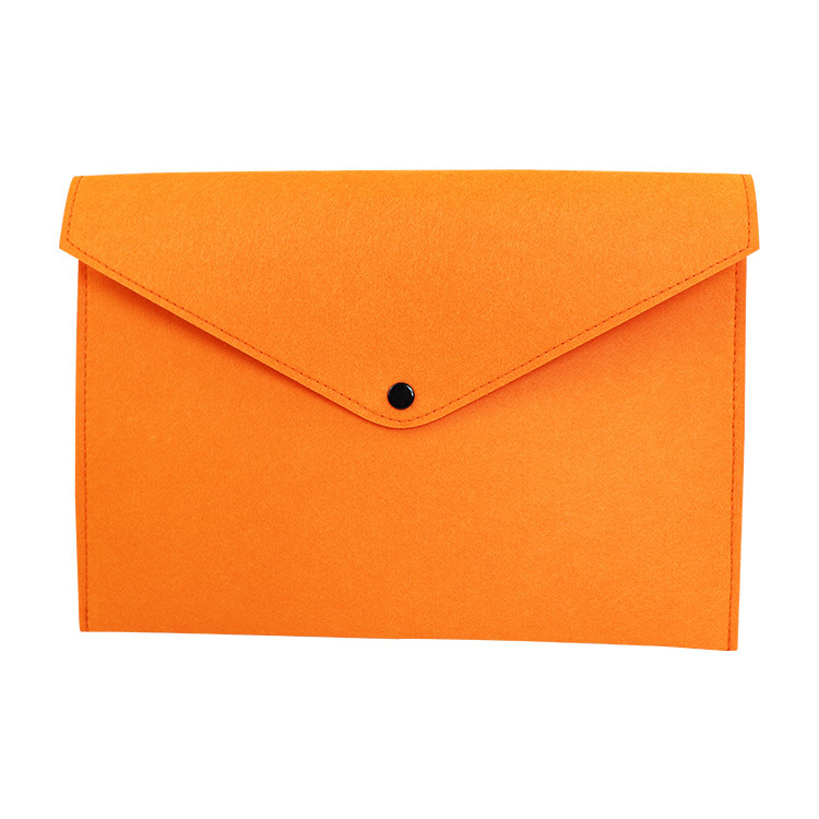 Picture of Cross-border wholesale A4 creative felt file bag portable file bag solid color felt products file bag customization