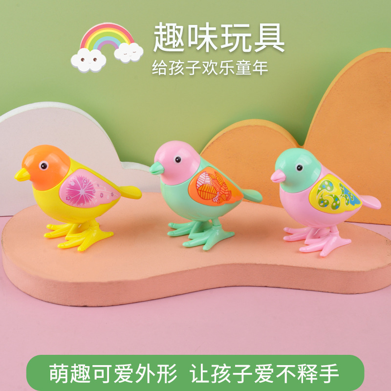 Picture of Spring Magpie simulation cute animal winding toy jumping bird baby gift stall hot selling toy wholesale