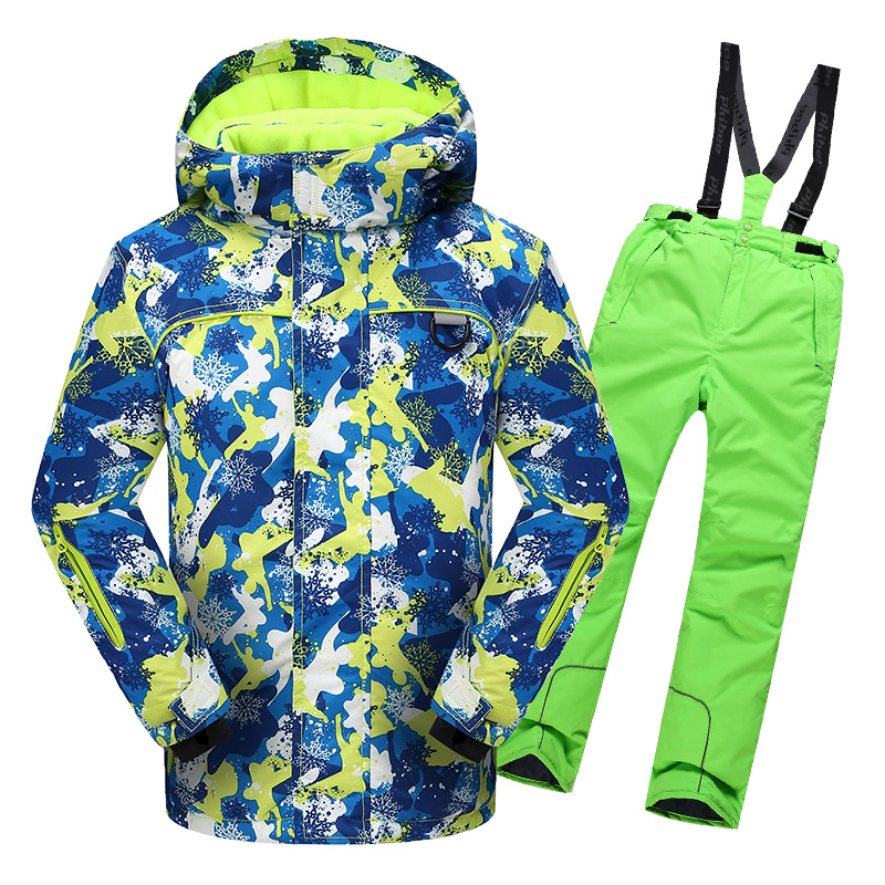 Picture of Cross-border e-commerce Phoebe Elephant Children's Ski Suit Warm Jacket Outdoor Thickened Waterproof for Boys and Girls