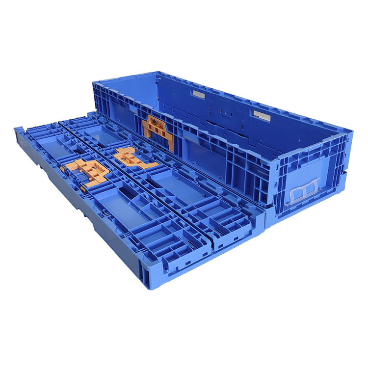 1100*365*210 blue plastic folding box S308 plastic logistics parts turnover folding box S folding box