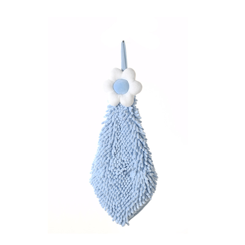 Picture of Egg flower hanging chenille towel leisure house household children's creative hand towel wholesale