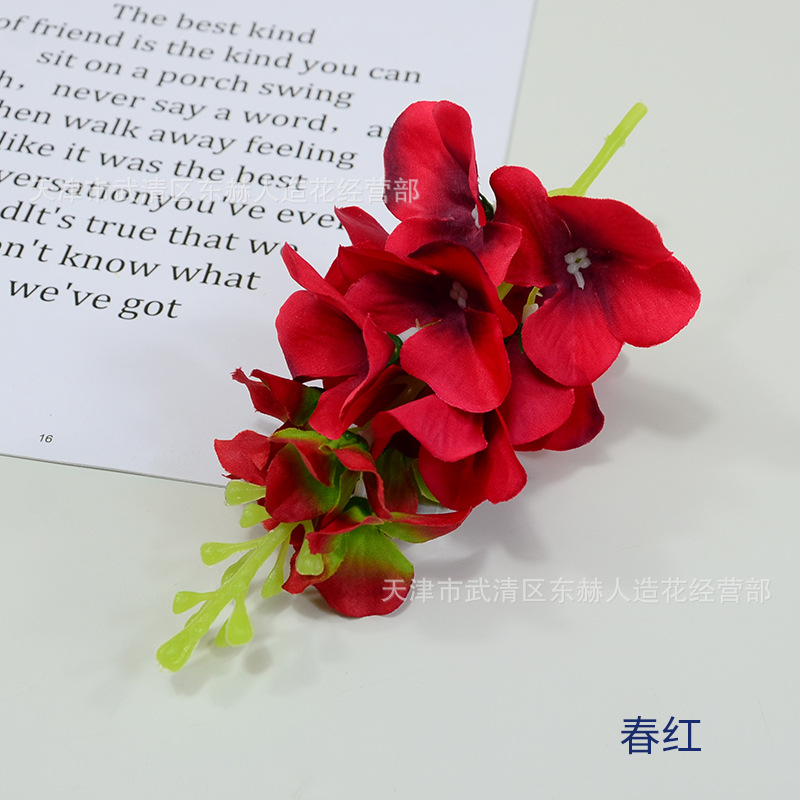 Picture of Simulated Flower Hyacinth Flower String Artificial Flower Restaurant Bar Decoration Shooting Props Scene Layout Violet Flowers