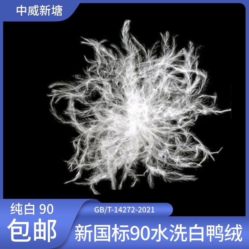 Clothing Standard 90 Washed Plain White Duck Down New National Standard Plain White High-pitched Pine Large Duff Down 90 Down Quilt Raw Material
