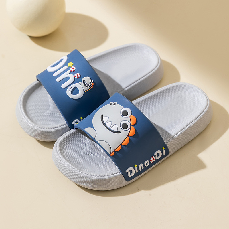 Picture of Daddy Pig Summer Cartoon Children's Slippers for Boys and Girls Indoor Home Non-slip Children's Outer Wear Big Children's Sandals and Slippers