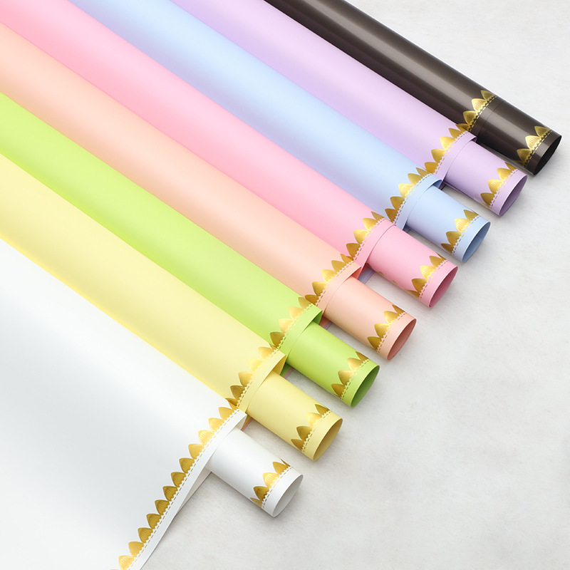 Hua Xi Jin Linglong Flower Wrapping Paper Ouya Paper Wrapping Paper diy Gift Paper Flower Shop Floral Materials Wholesale